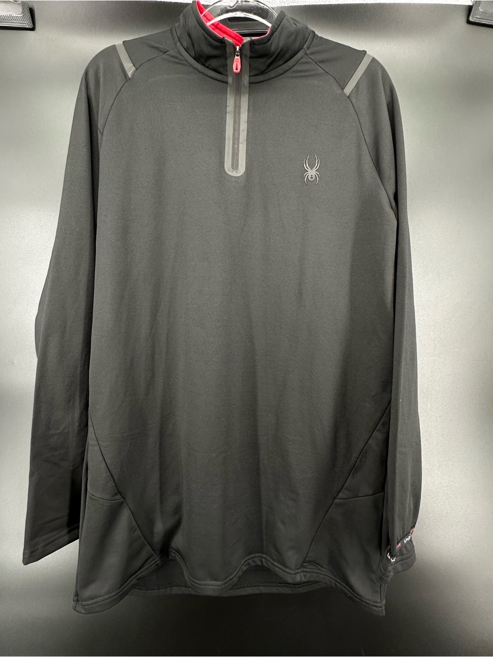 Spyder Active ProWeb Black Quarter-Zip Pullover 1/4 zip xl